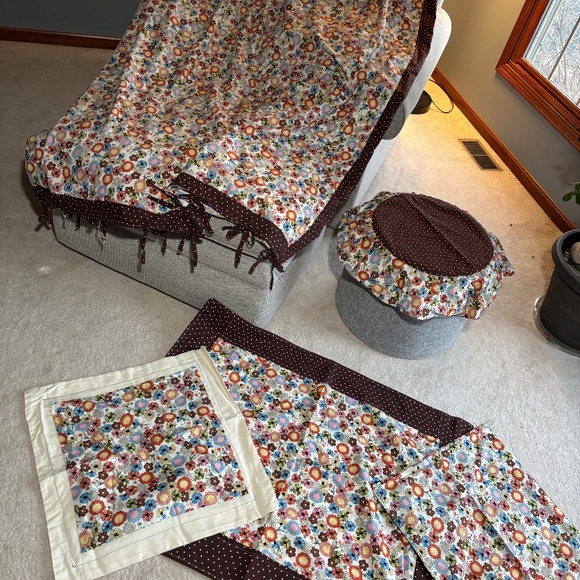 Handmade Other - Queen-King - Duvet COVER With 3 Pillow Shams And Small Table Topper